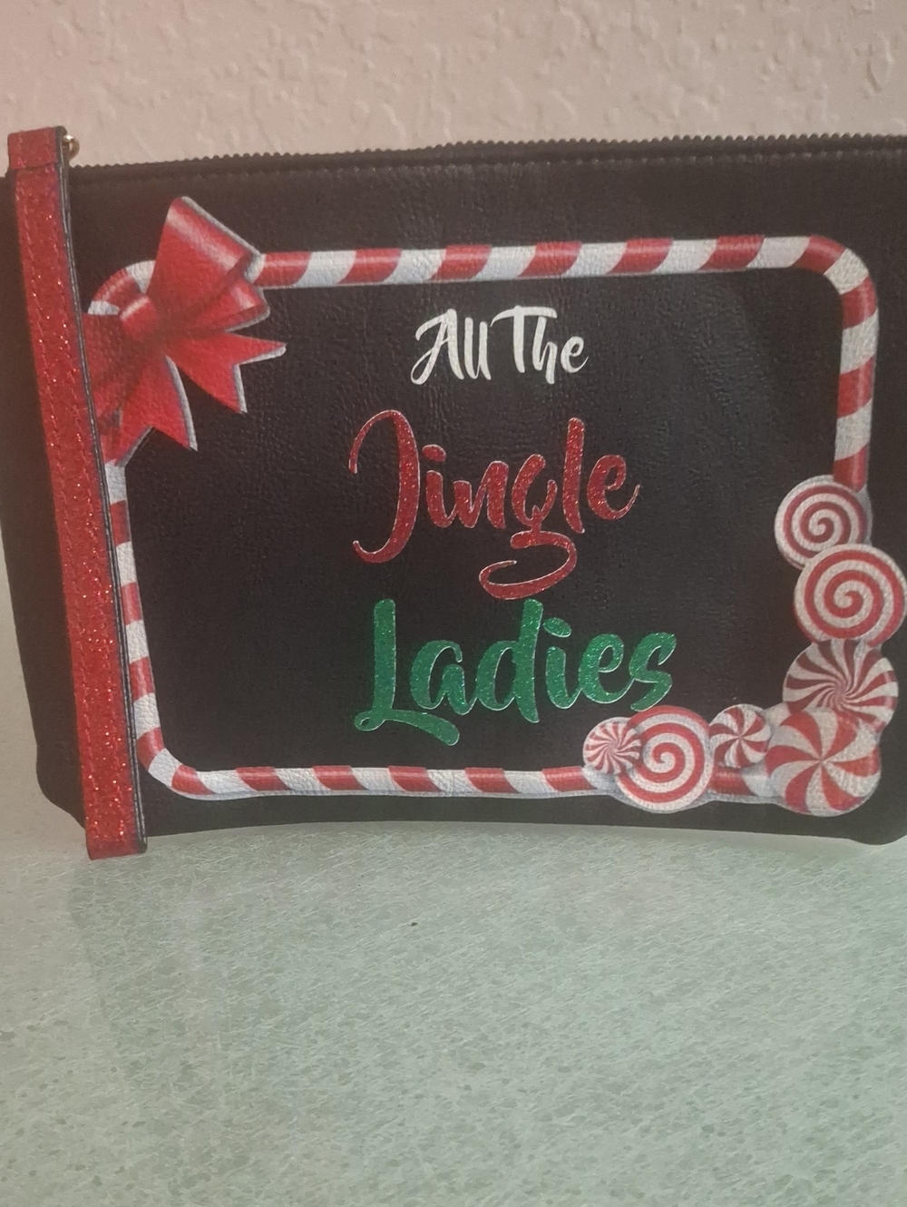 Bestey Johnson Christmas All THE Jingle Ladies Purse/Pouch